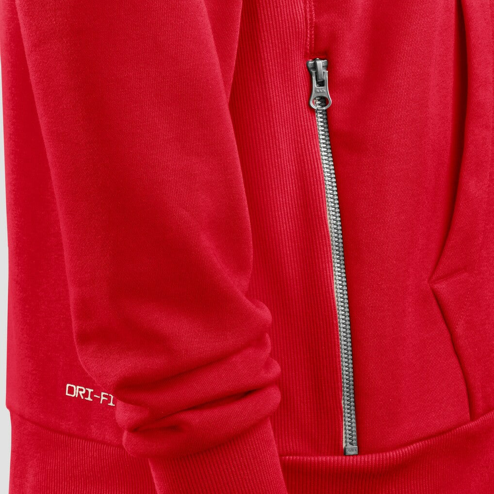 Kansas City Chiefs Sideline Standard Issue Initial Home Dri-FIT Hoodie - Red - Nike