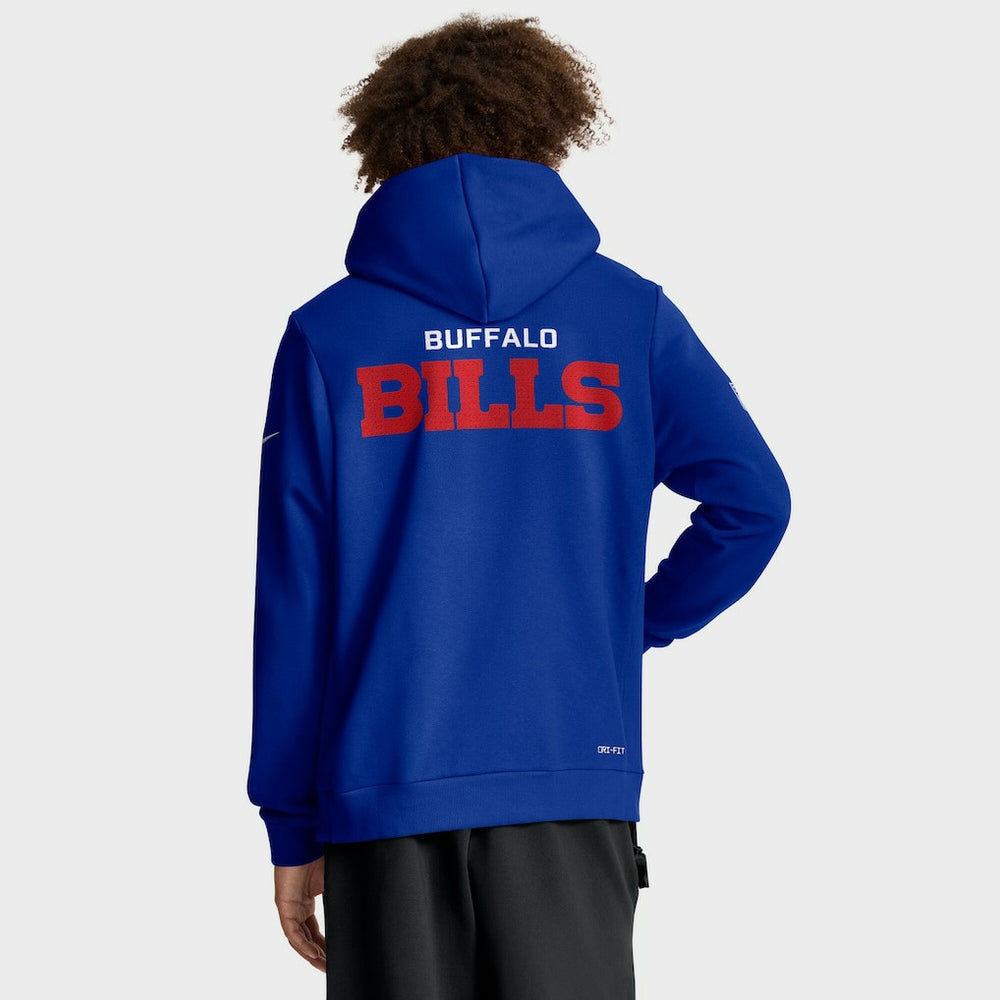 Buffalo Bills Sideline Standard Issue Initial Home Dri-FIT Hoodie - Royal - Nike