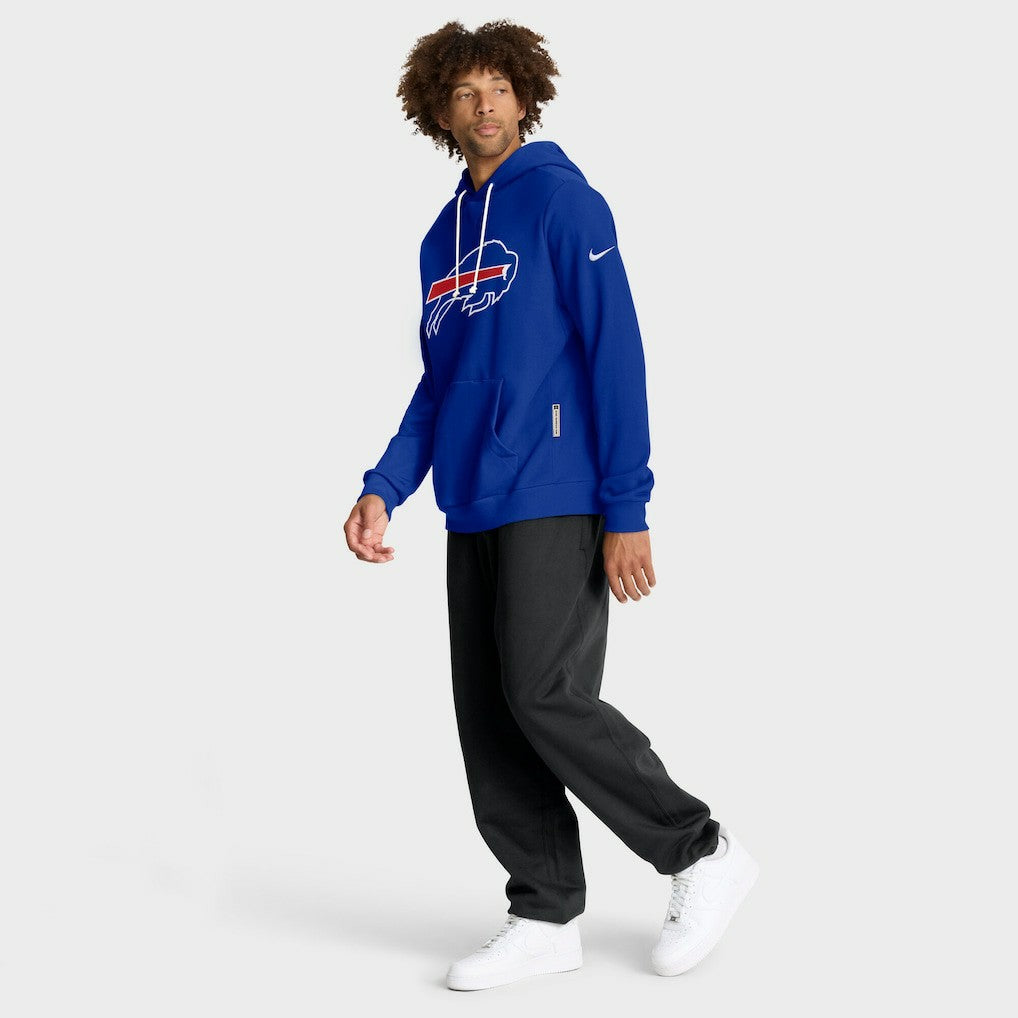 Buffalo Bills Sideline Standard Issue Initial Home Dri-FIT Hoodie - Royal - Nike