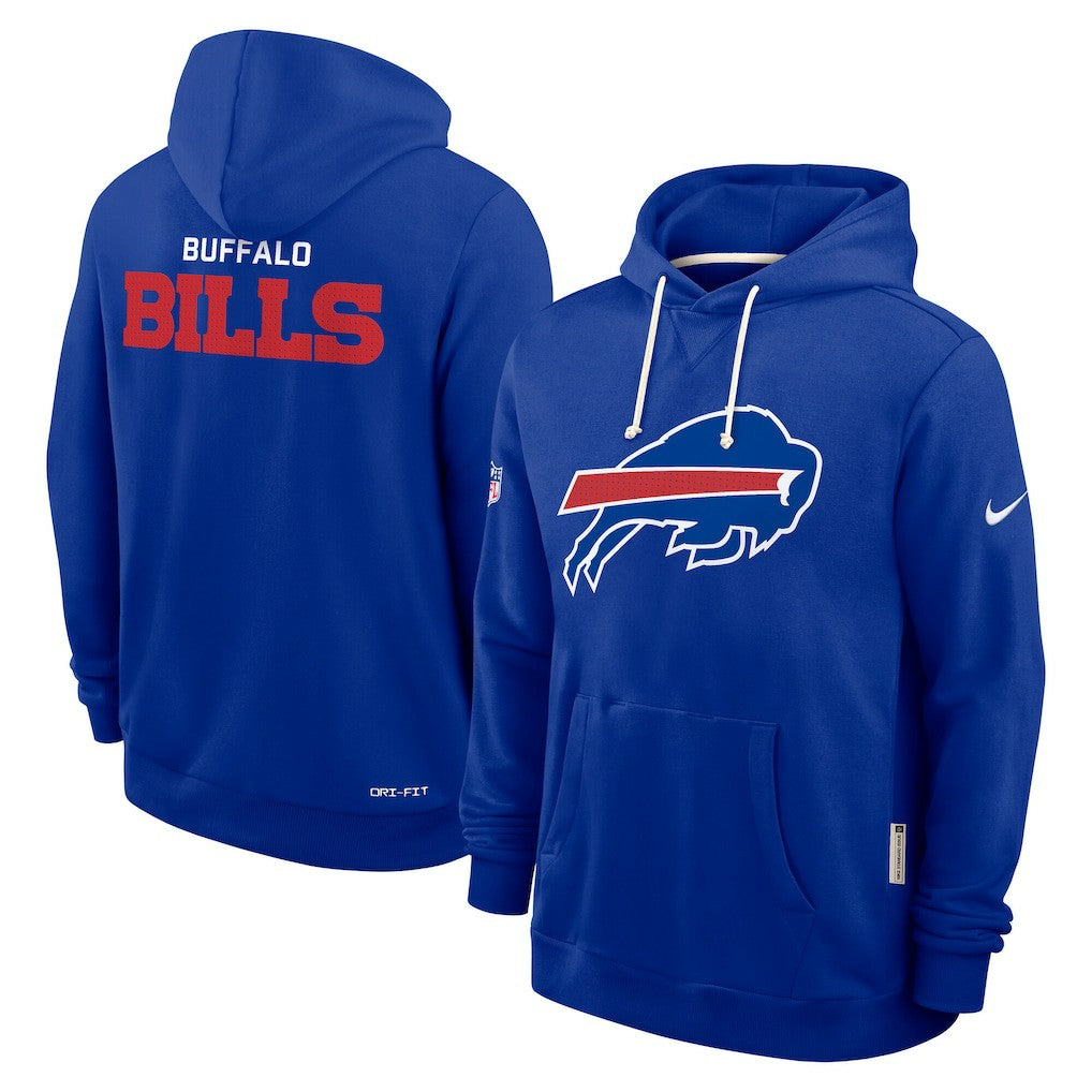 Buffalo Bills Sideline Standard Issue Initial Home Dri-FIT Hoodie - Royal - Nike