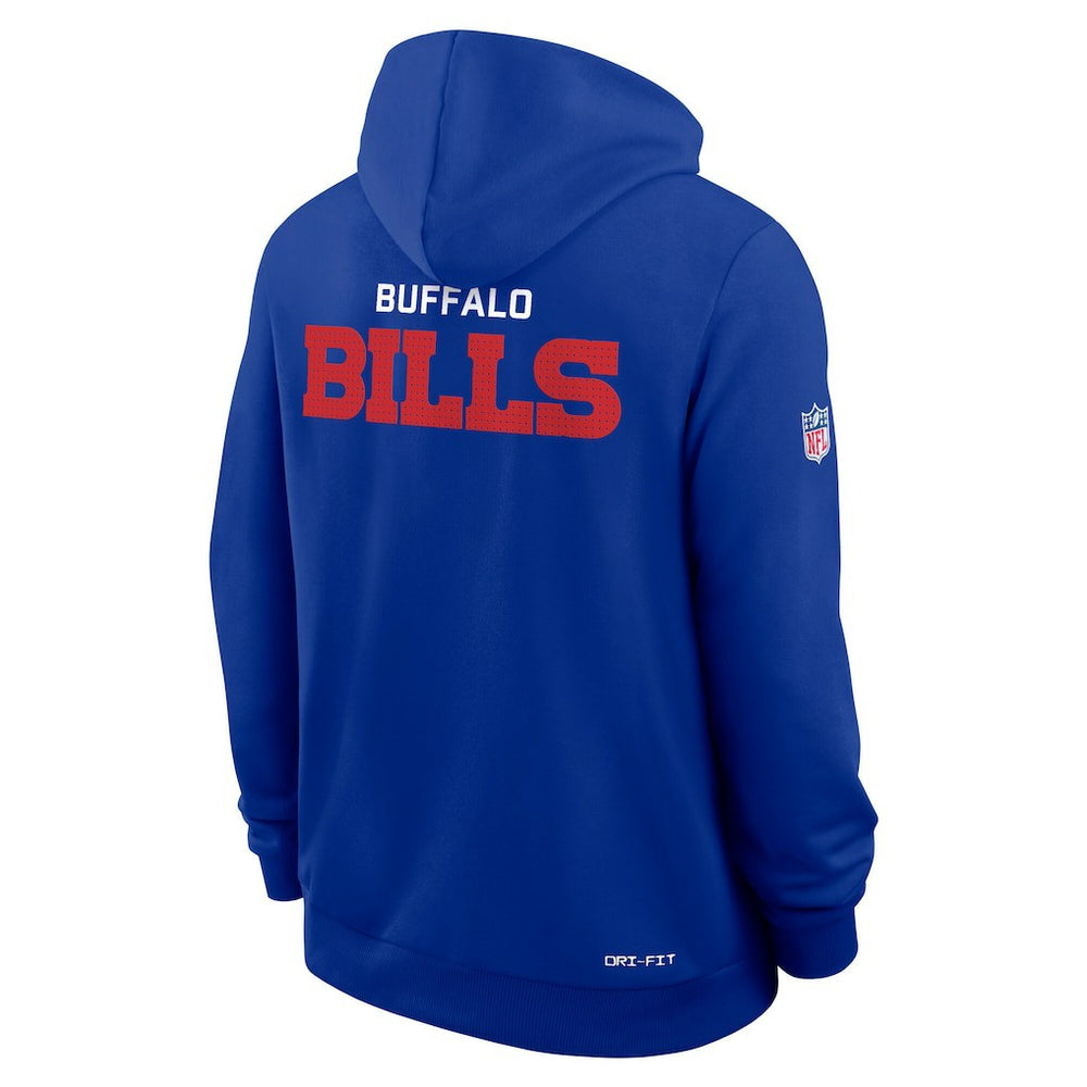Buffalo Bills Sideline Standard Issue Initial Home Dri-FIT Hoodie - Royal - Nike