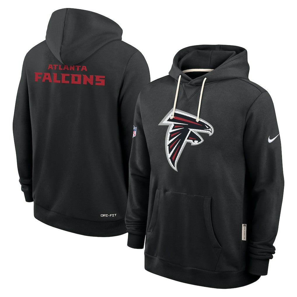 Atlanta Falcons Sideline Standard Issue Initial Home Dri-FIT Hoodie - Black - Nike