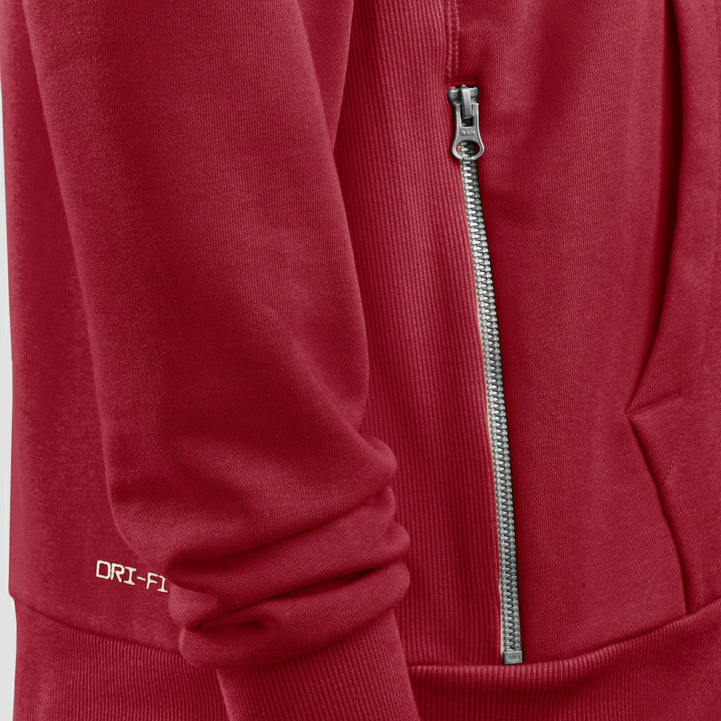 Arizona Cardinals Sideline Standard Issue Initial Home Dri-FIT Hoodie - Cardinal - Nike