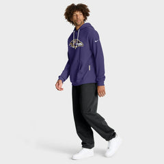 Baltimore Ravens Sideline Standard Issue Initial Home Dri-FIT Hoodie - Purple - Nike
