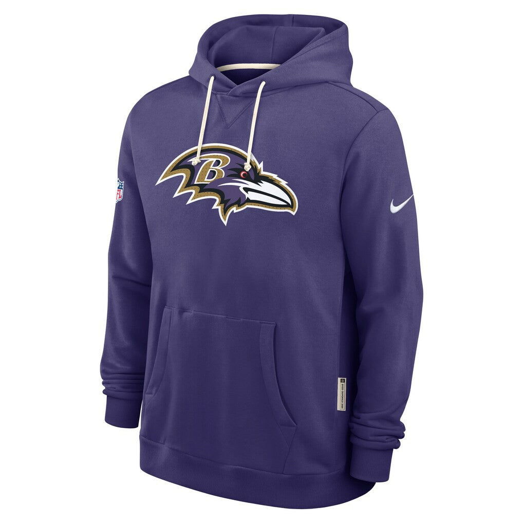 Baltimore Ravens Sideline Standard Issue Initial Home Dri-FIT Hoodie - Purple - Nike