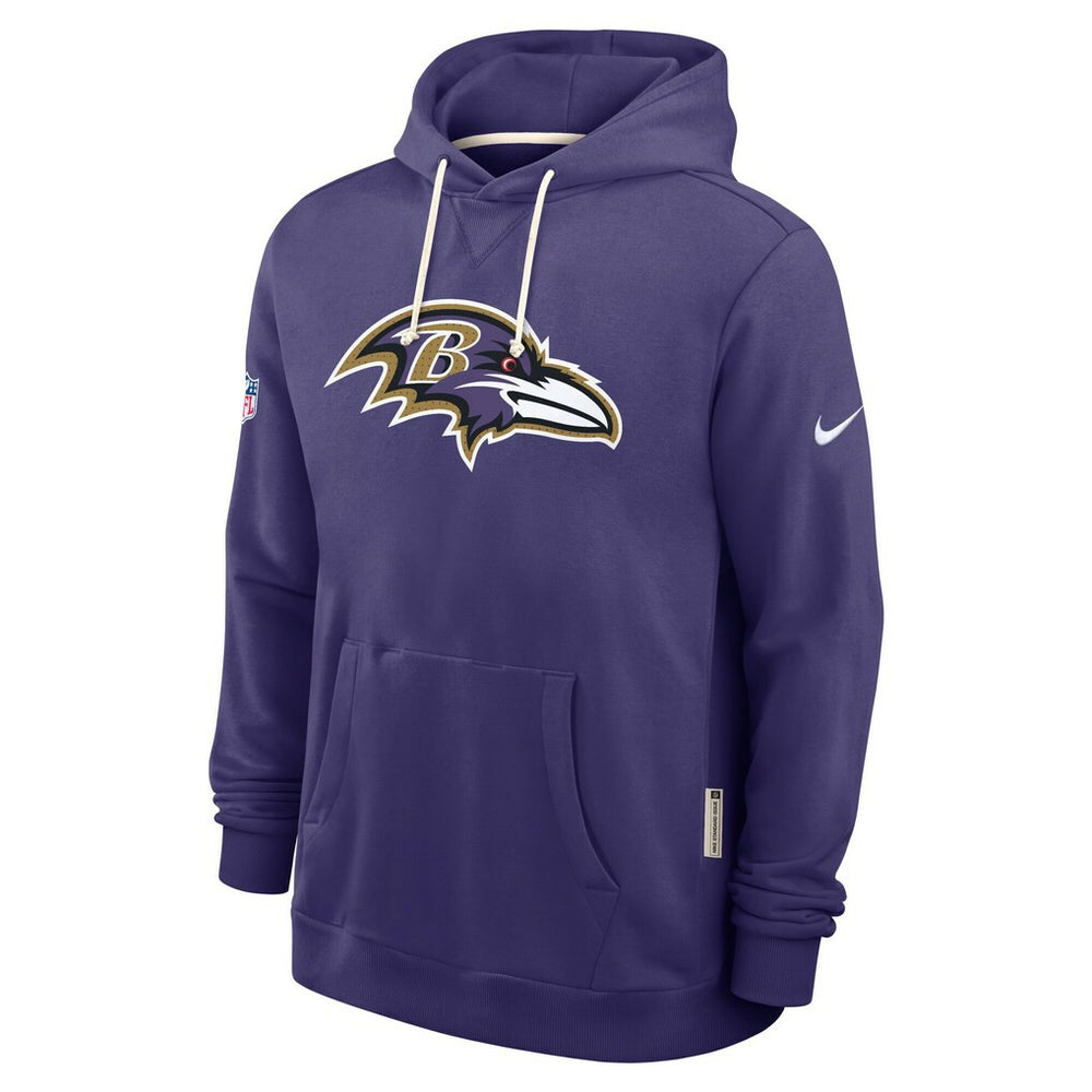 Baltimore Ravens Sideline Standard Issue Initial Home Dri-FIT Hoodie - Purple - Nike
