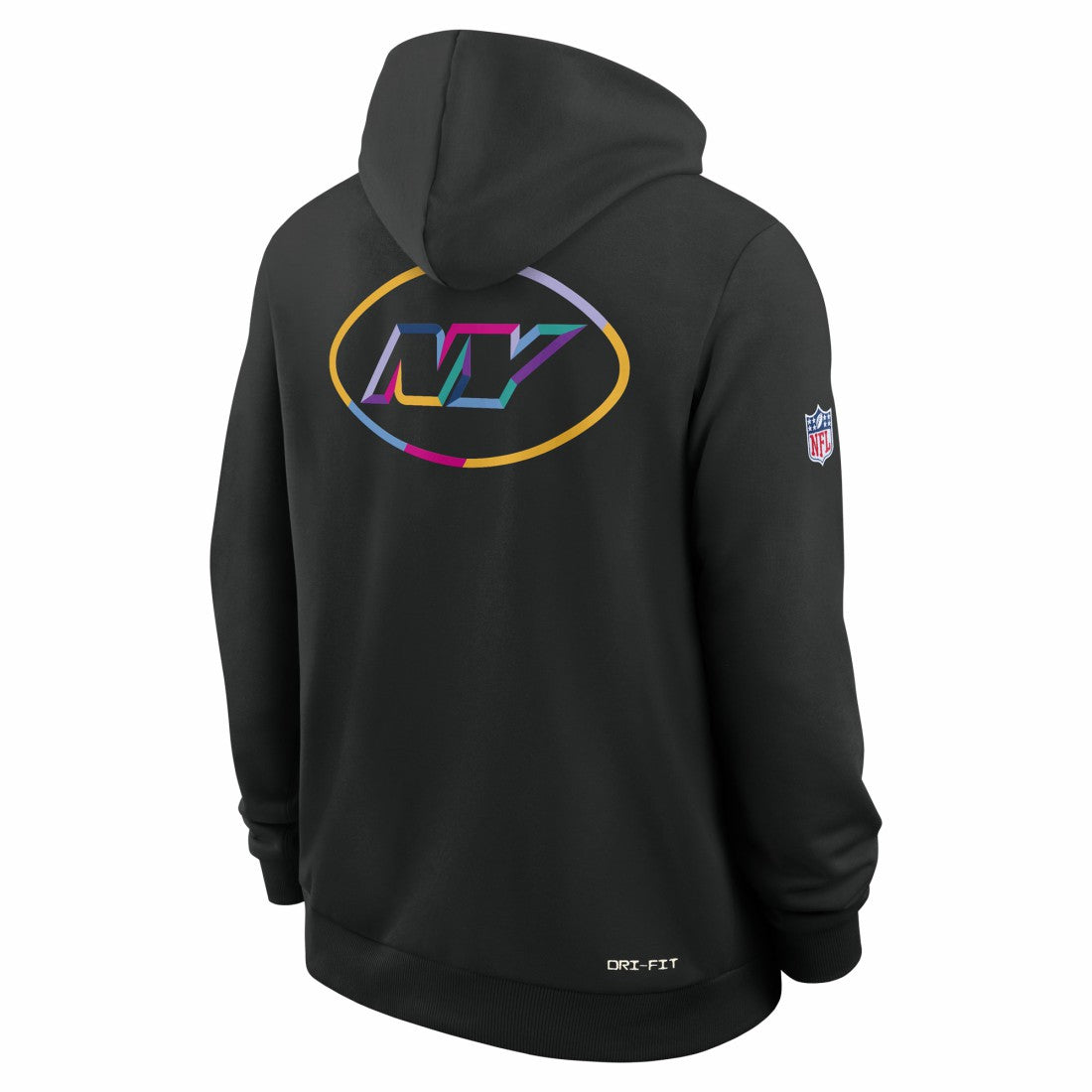 New York Jets 2025 NFL Crucial Catch Sideline Standard Issue Dri-FIT Hoodie - Black - Nike
