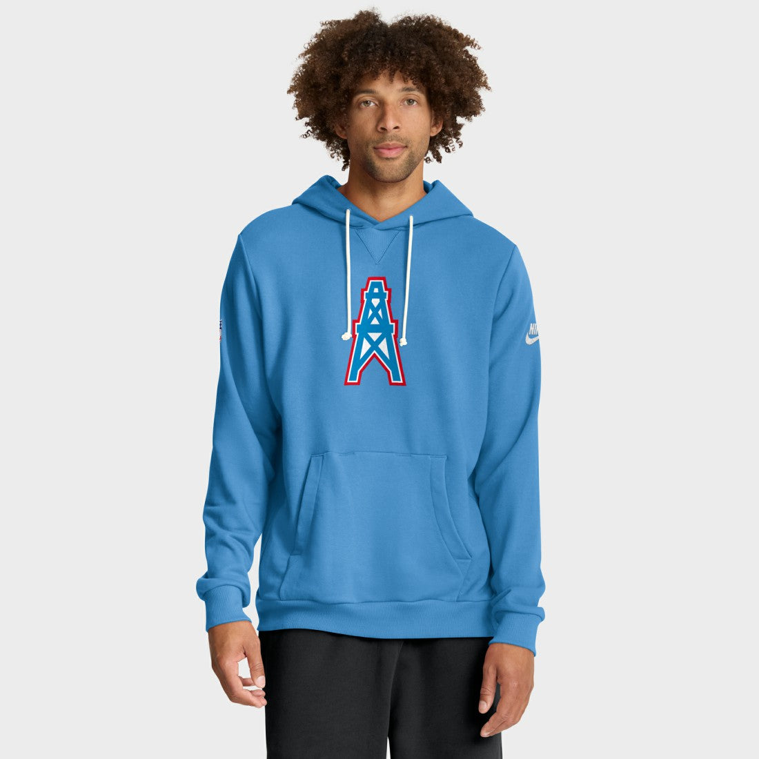 Tennessee Titans Sideline Standard Issue Alt 2 Dri-FIT Hoodie - Light Blue - Nike