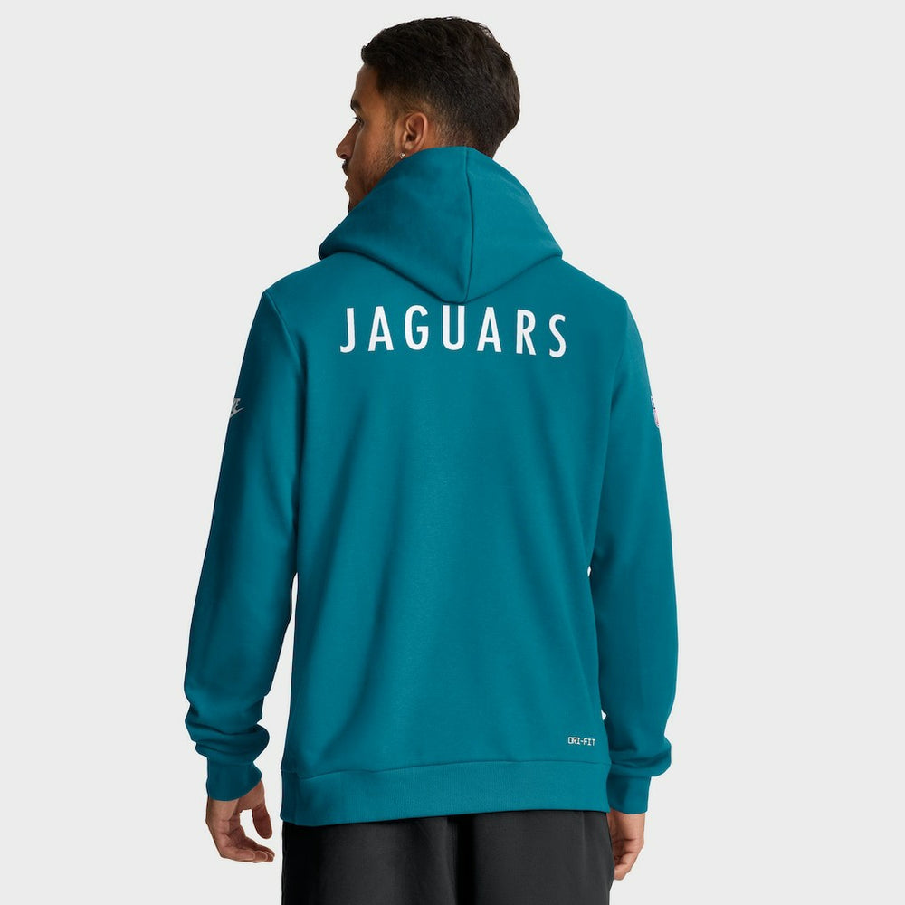 Jacksonville Jaguars Sideline Standard Issue Alt 2 Dri-FIT Hoodie - Teal - Nike