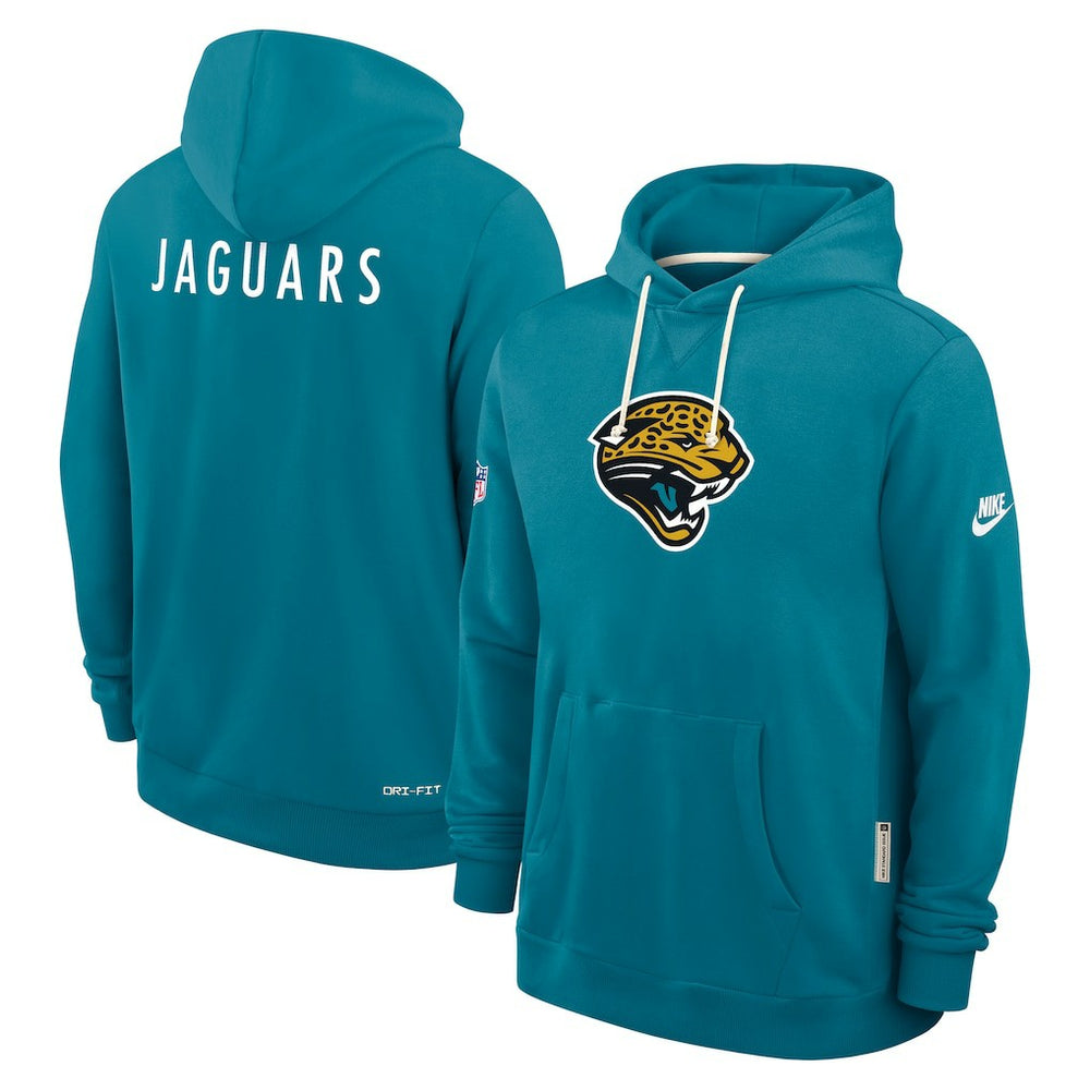 Jacksonville Jaguars Sideline Standard Issue Alt 2 Dri-FIT Hoodie - Teal - Nike