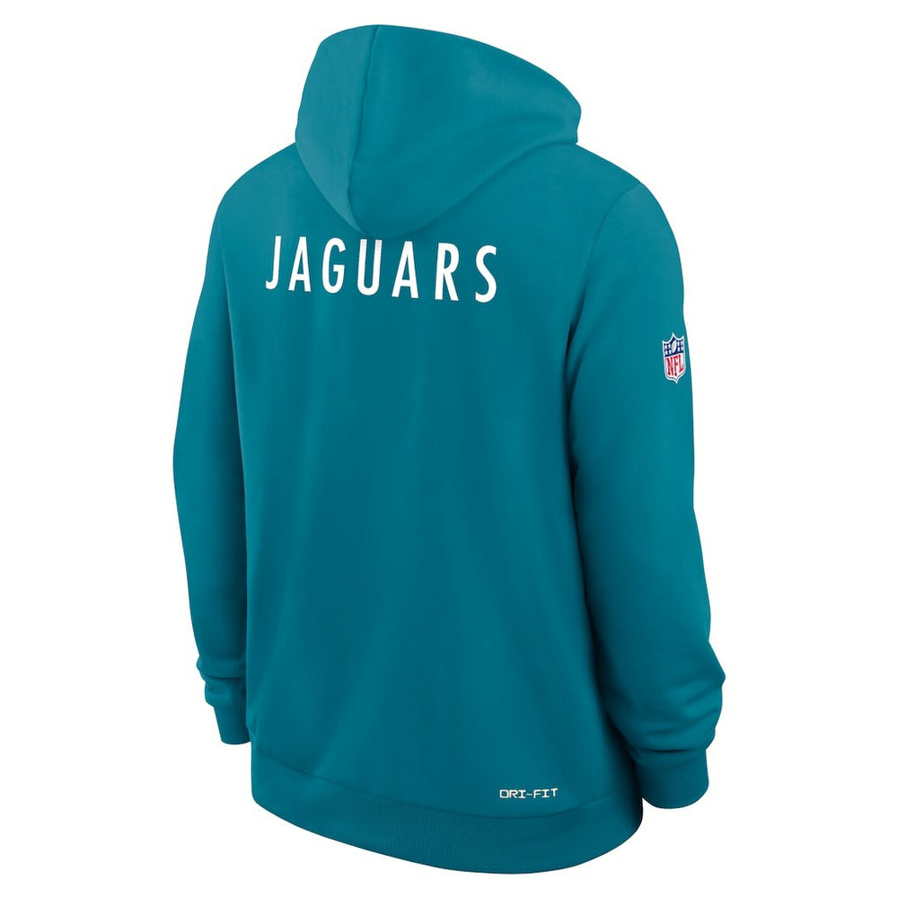 Jacksonville Jaguars Sideline Standard Issue Alt 2 Dri-FIT Hoodie - Teal - Nike
