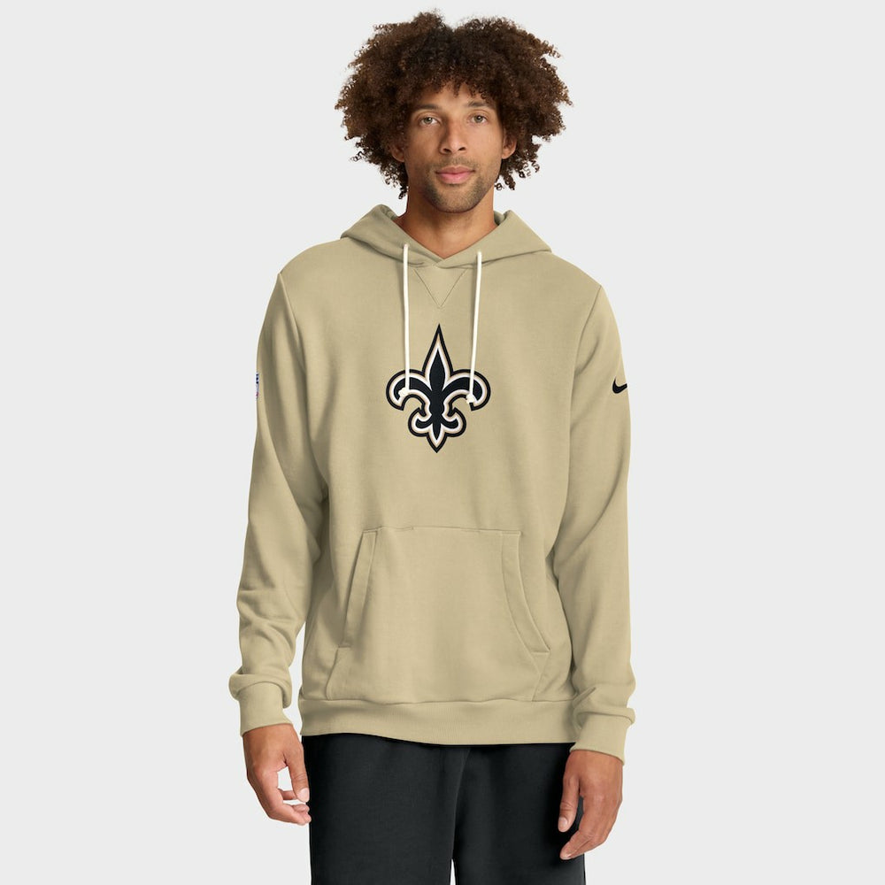 New Orleans Saints Sideline Standard Issue Alt 2 Dri-FIT Hoodie - Gold - Nike