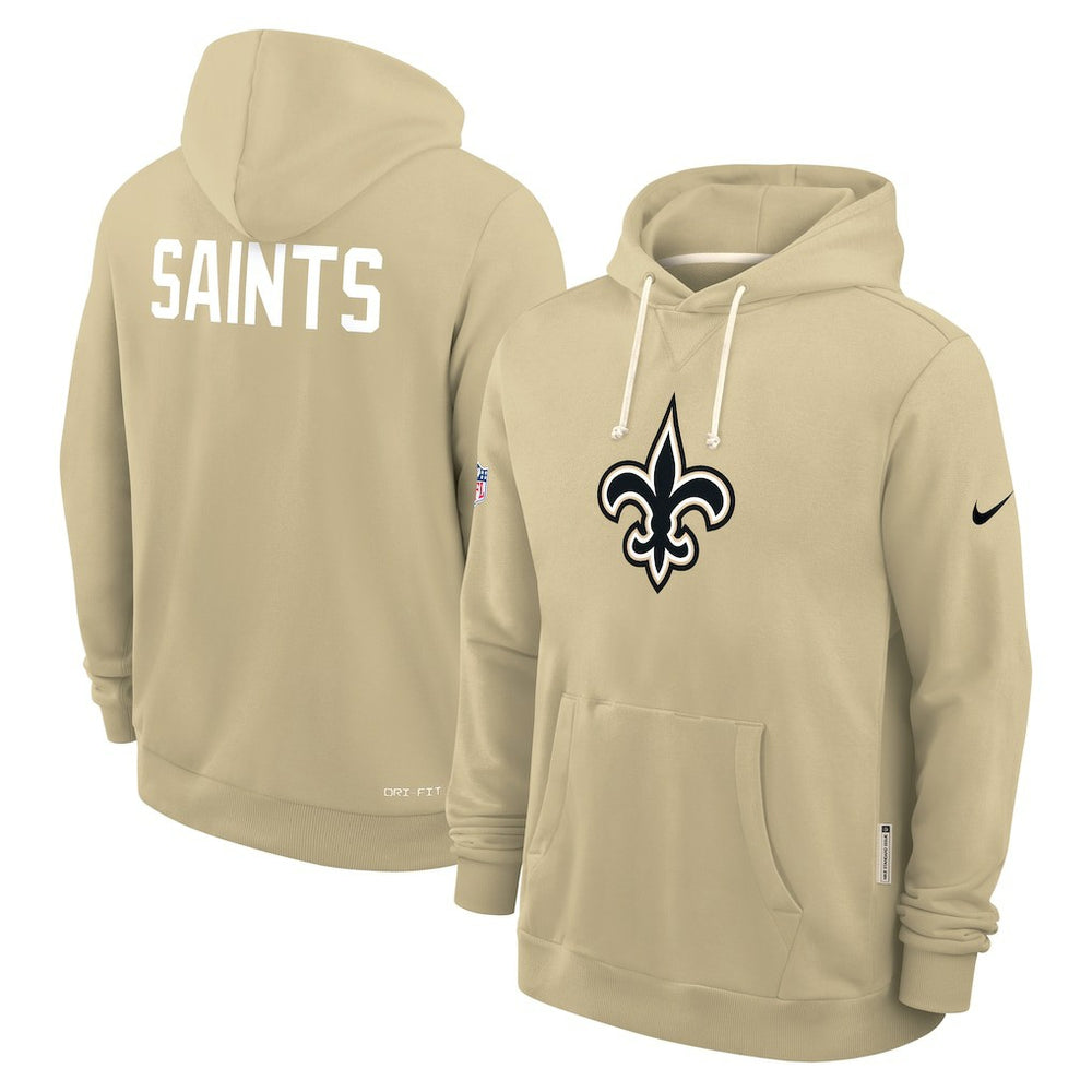 New Orleans Saints Sideline Standard Issue Alt 2 Dri-FIT Hoodie - Gold - Nike