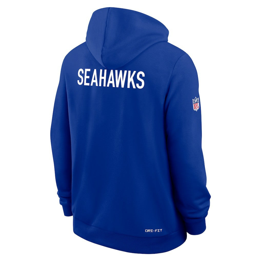 Seattle Seahawks Sideline Standard Issue Alt 2 Dri-FIT Hoodie - Royal - Nike