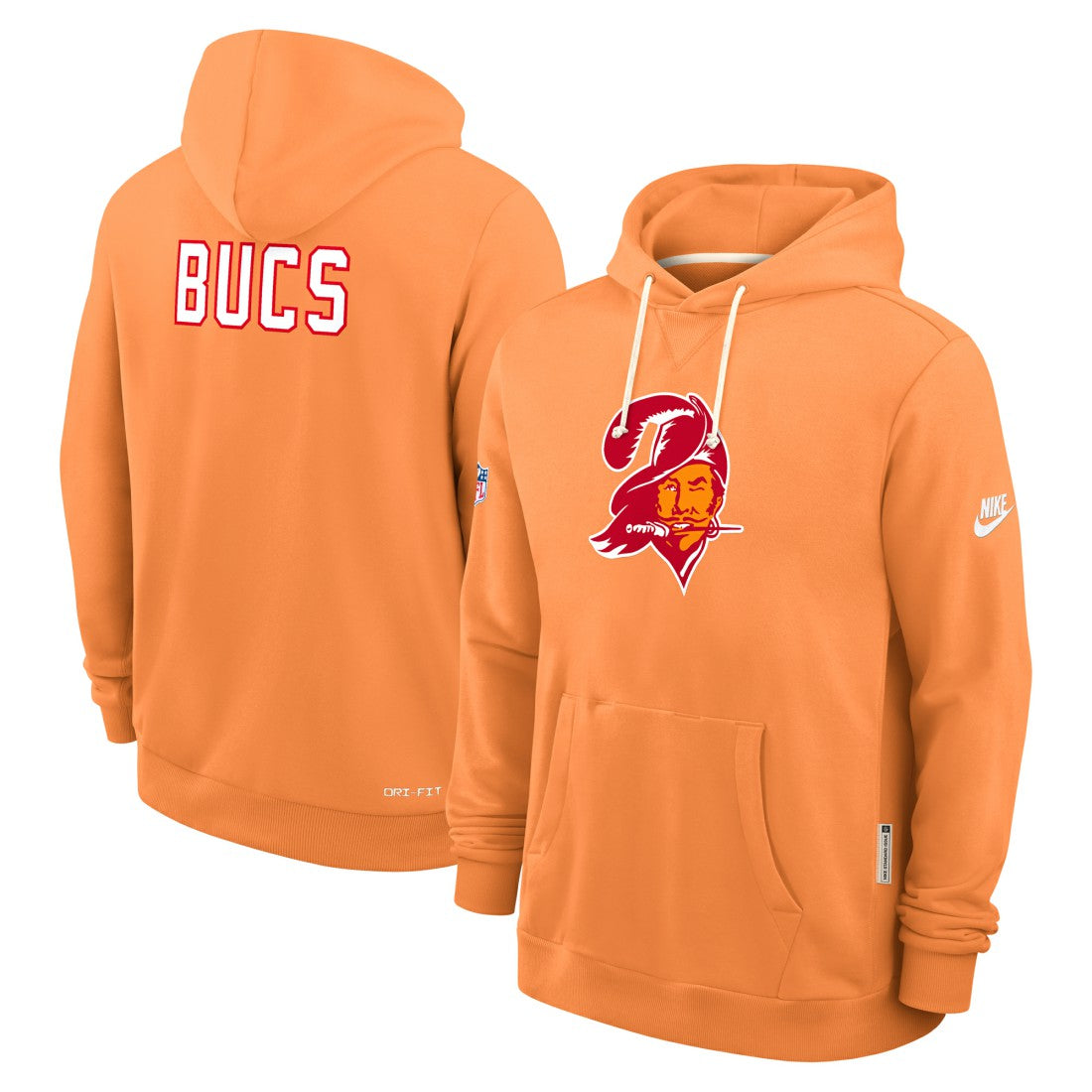 Tampa Bay Buccaneers Sideline Standard Issue Alt 2 Dri-FIT Hoodie - Orange - Nike
