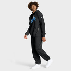 Detroit Lions Sideline Standard Issue Alt 2 Dri-FIT Hoodie - Black - Nike