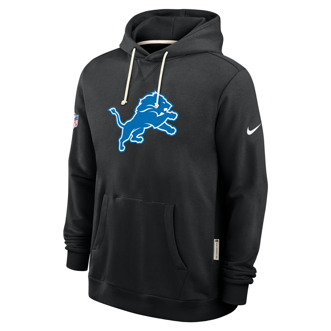 Detroit Lions Sideline Standard Issue Alt 2 Dri-FIT Hoodie - Black - Nike