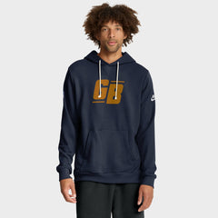 Green Bay Packers The 1923 Classic Sideline Dri-FIT Pullover Hoodie - Navy - Nike