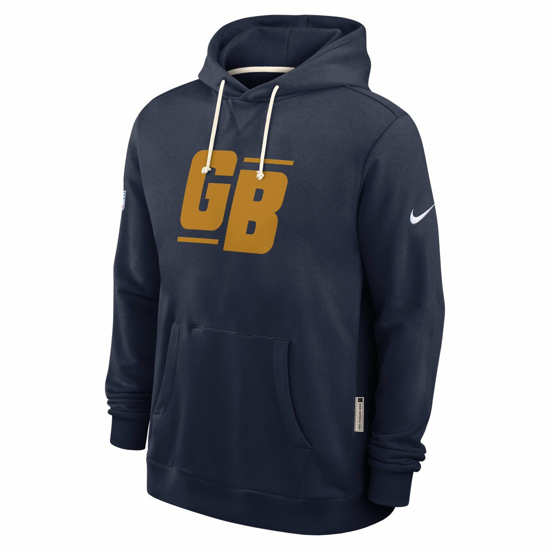 Green Bay Packers The 1923 Classic Sideline Dri-FIT Pullover Hoodie - Navy - Nike