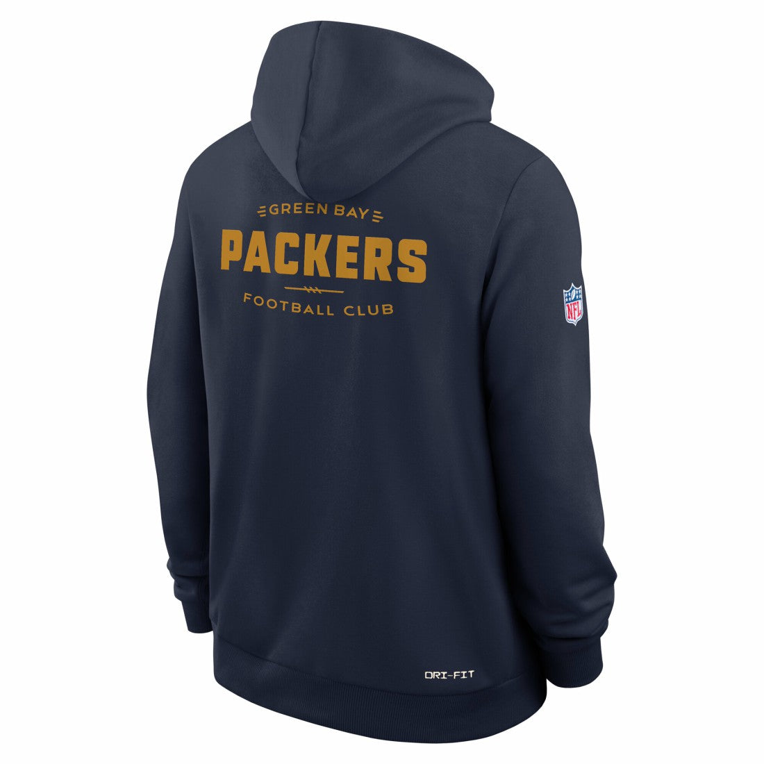 Green Bay Packers The 1923 Classic Sideline Dri-FIT Pullover Hoodie - Navy - Nike