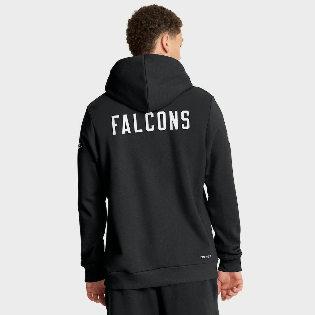Atlanta Falcons Sideline Standard Issue Alt 2 Dri-FIT Hoodie - Black - Nike