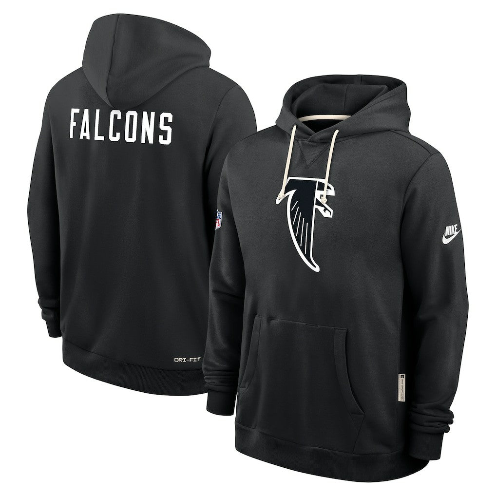 Atlanta Falcons Sideline Standard Issue Alt 2 Dri-FIT Hoodie - Black - Nike