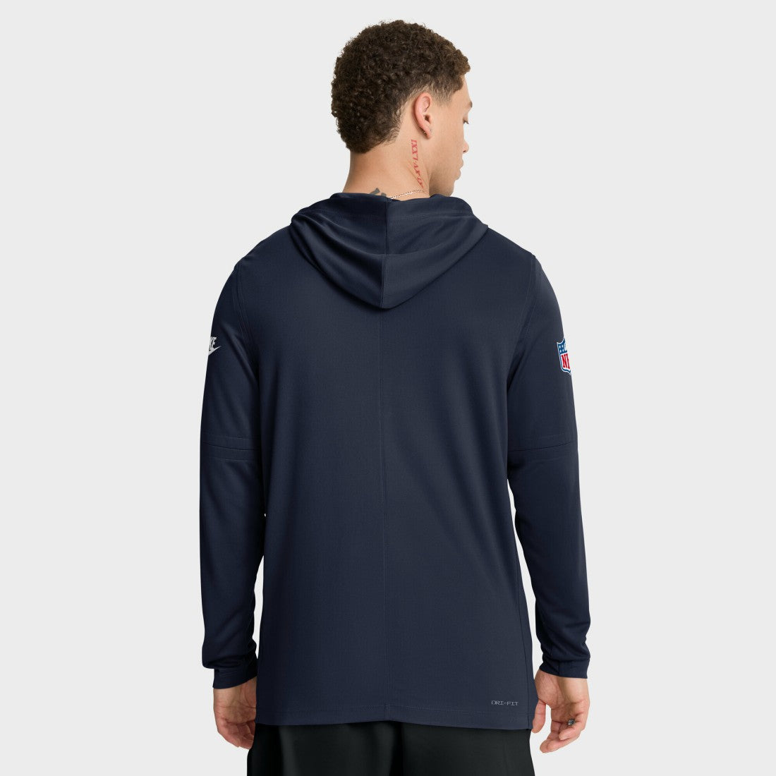Green Bay Packers The 1923 Classic Pass Accuracy Dri-FIT Long Sleeve Hoodie T-Shirt - Navy - Nike