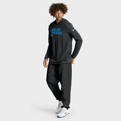 Carolina Panthers Sideline Pure Fury Performance Long Sleeve Hoodie T-Shirt - Black - Nike