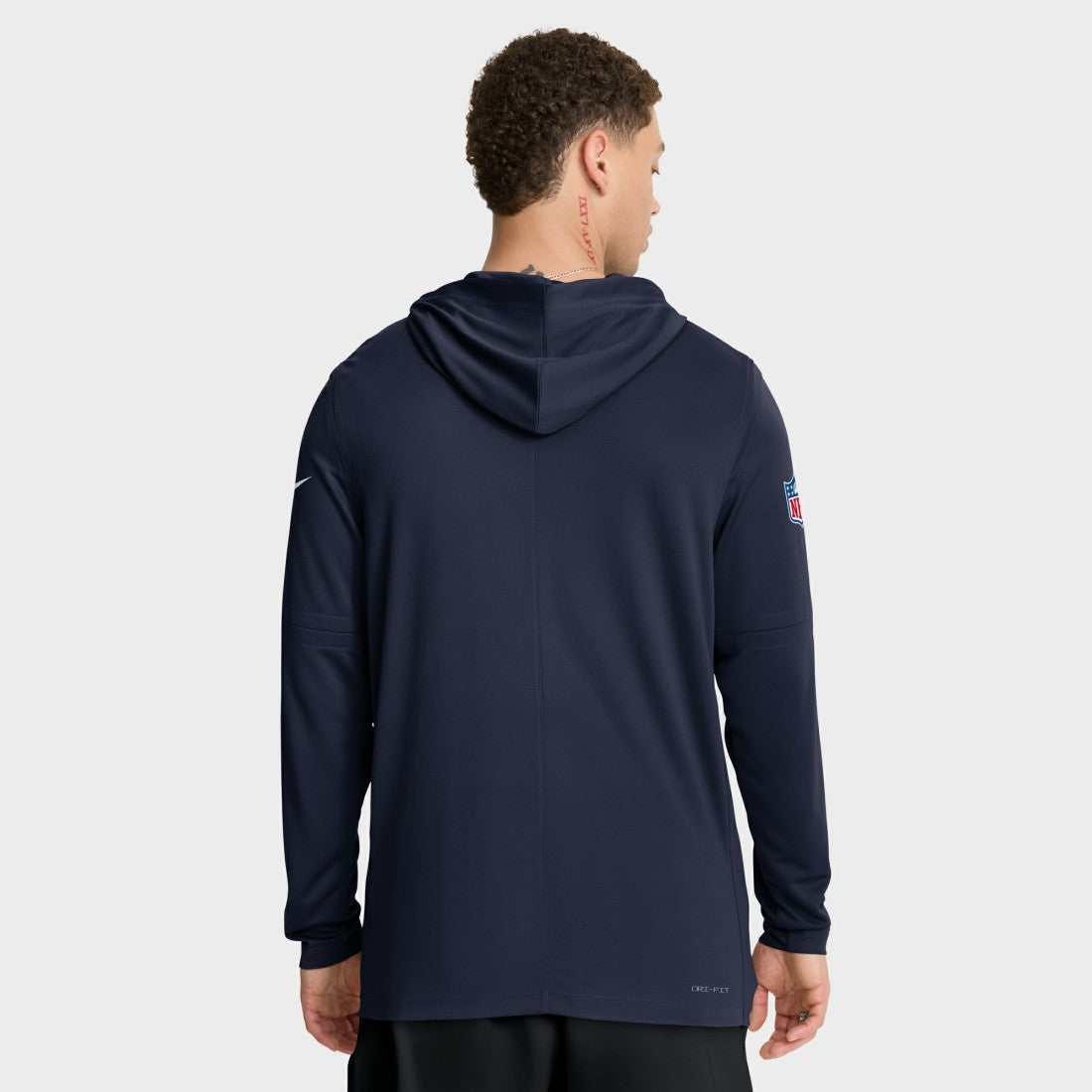 Tennessee Titans Sideline Pure Fury Performance Long Sleeve Hoodie T-Shirt - Navy - Nike