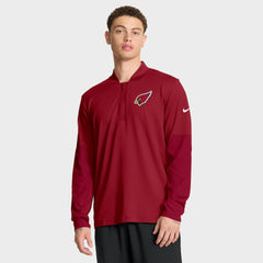 Arizona Cardinals Sideline Dri-FIT Half-Zip Pullover - Cardinal - Nike