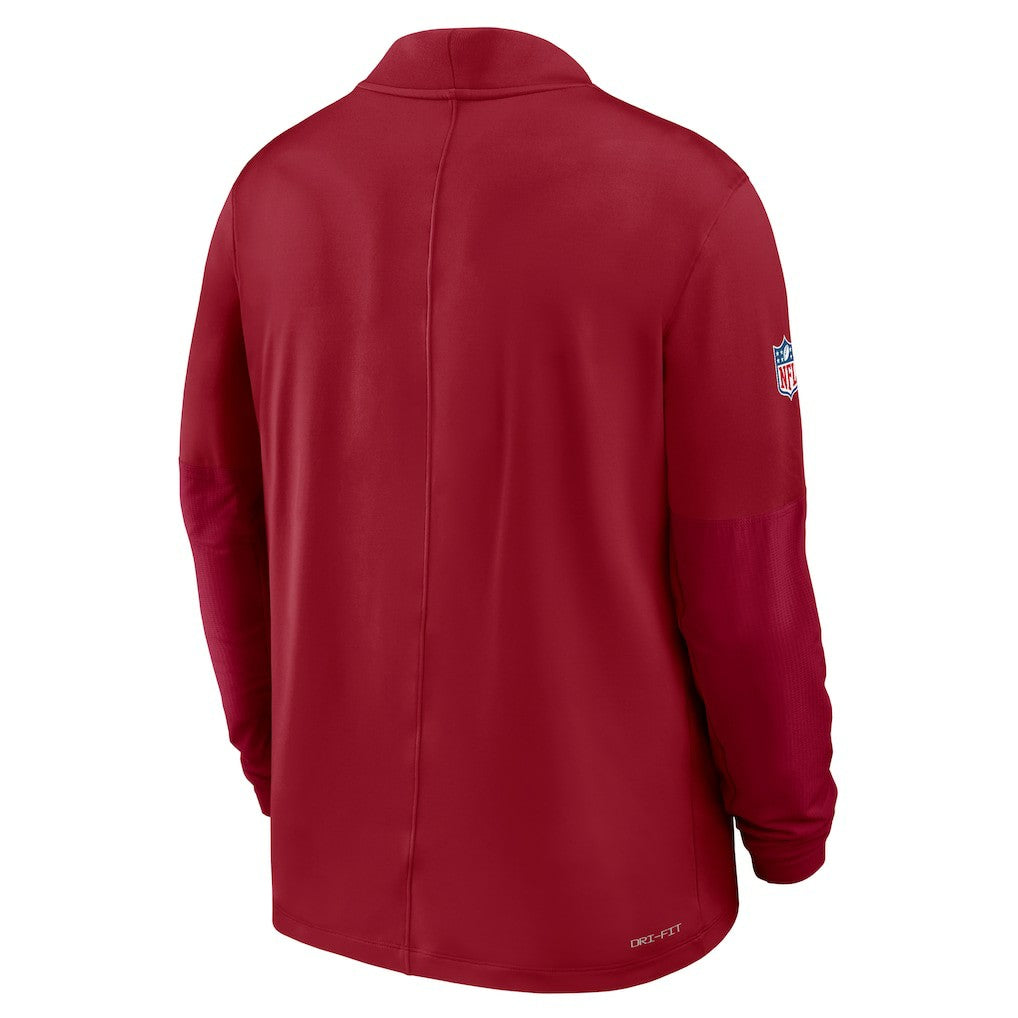 Arizona Cardinals Sideline Dri-FIT Half-Zip Pullover - Cardinal - Nike