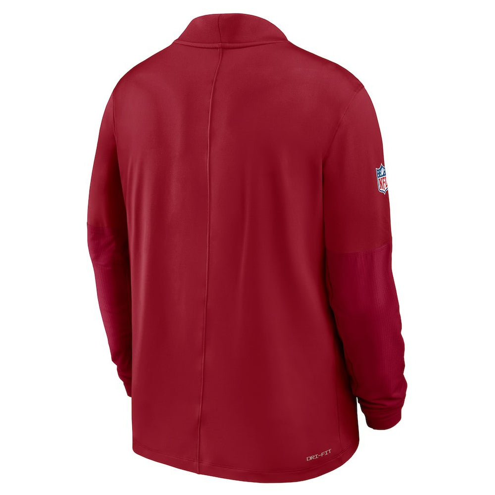 Arizona Cardinals Sideline Dri-FIT Half-Zip Pullover - Cardinal - Nike