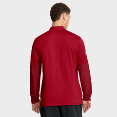 Atlanta Falcons Sideline Dri-FIT Half-Zip Pullover - Red - Nike