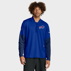 Buffalo Bills Sideline Dri-FIT Half-Zip Pullover - Royal - Nike