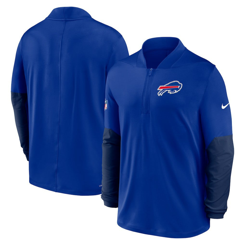 Buffalo Bills Sideline Dri-FIT Half-Zip Pullover - Royal - Nike