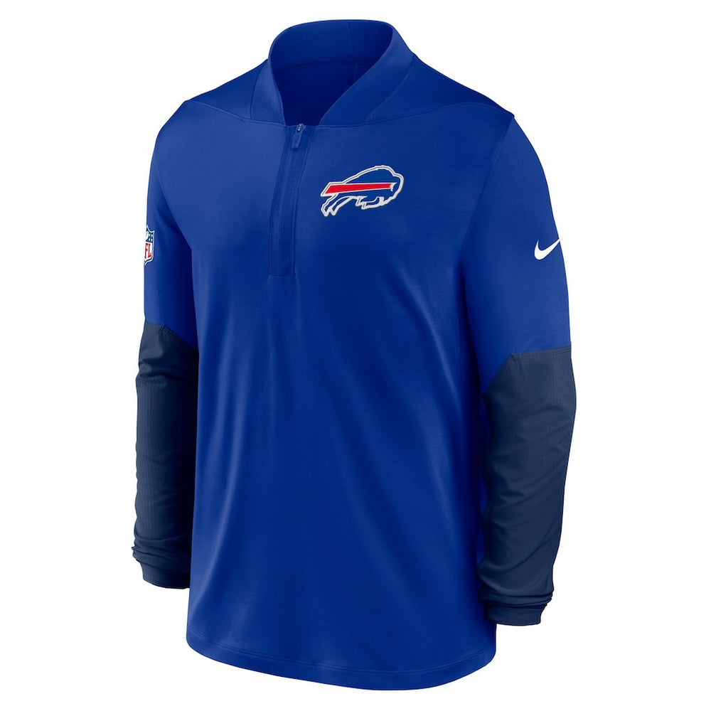 Buffalo Bills Sideline Dri-FIT Half-Zip Pullover - Royal - Nike