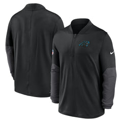 Carolina Panthers Sideline Dri-FIT Half-Zip Pullover - Black - Nike