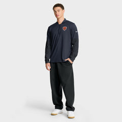 Chicago Bears Sideline Dri-FIT Half-Zip Pullover - Navy - Nike