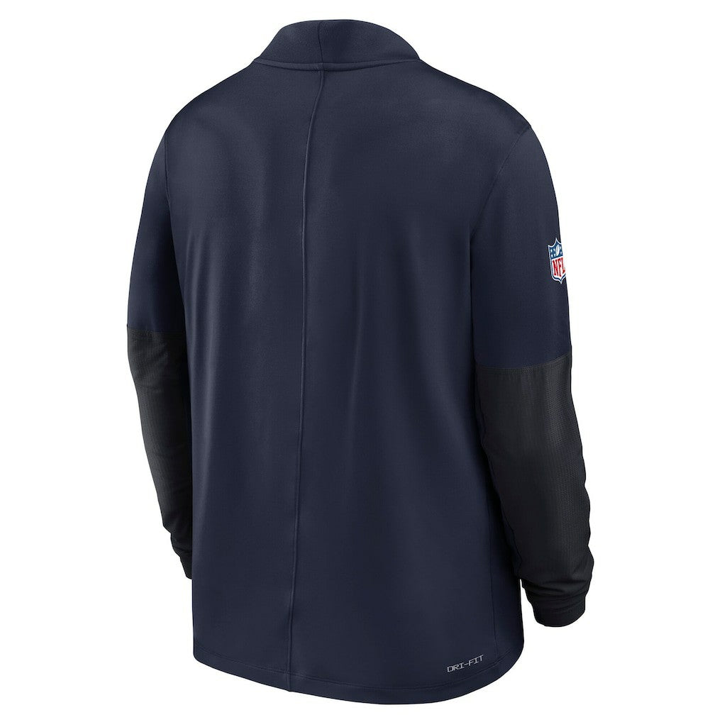 Dallas Cowboys Sideline Dri-FIT Half-Zip Pullover - Navy - Nike