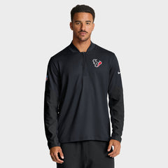 Houston Texans Sideline Dri-FIT Half-Zip Pullover - Navy - Nike