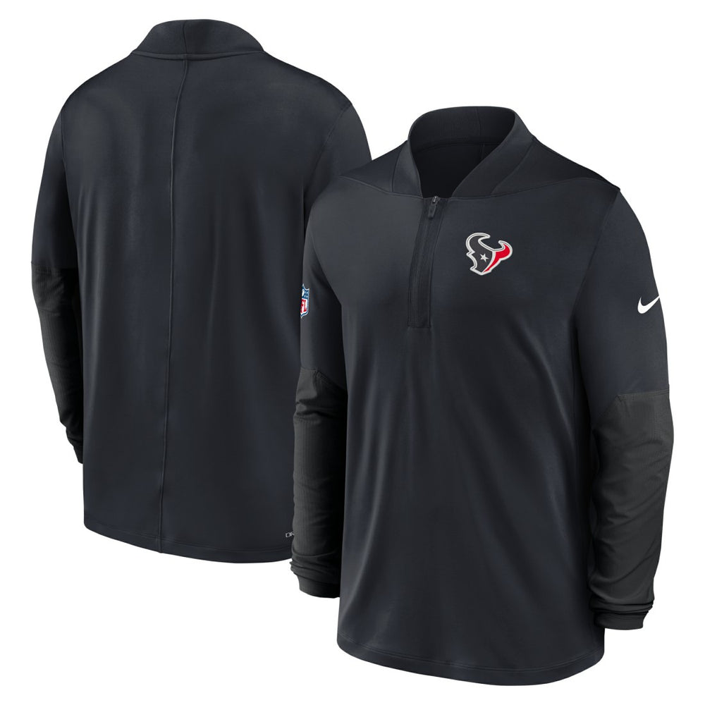 Houston Texans Sideline Dri-FIT Half-Zip Pullover - Navy - Nike