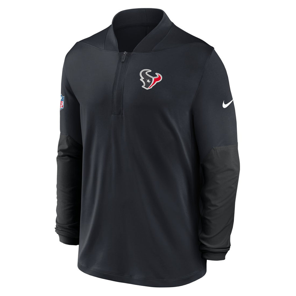 Houston Texans Sideline Dri-FIT Half-Zip Pullover - Navy - Nike