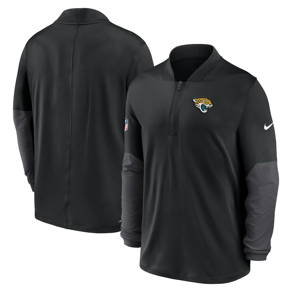 Jacksonville Jaguars Sideline Dri-FIT Half-Zip Pullover - Black - Nike