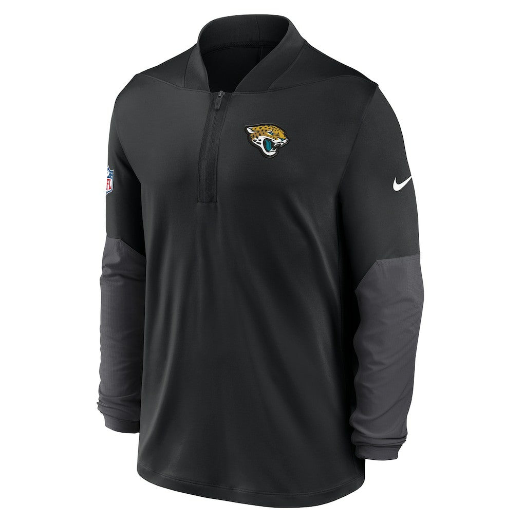 Jacksonville Jaguars Sideline Dri-FIT Half-Zip Pullover - Black - Nike