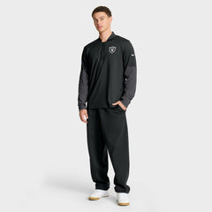 Las Vegas Raiders Sideline Dri-FIT Half-Zip Pullover - Black - Nike