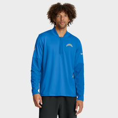 Los Angeles Chargers Sideline Dri-FIT Half-Zip Pullover - Powder Blue - Nike