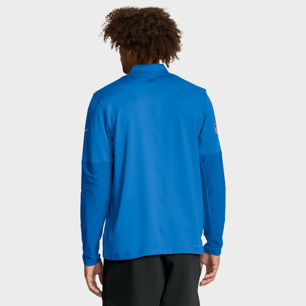 Los Angeles Chargers Sideline Dri-FIT Half-Zip Pullover - Powder Blue - Nike