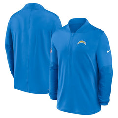 Los Angeles Chargers Sideline Dri-FIT Half-Zip Pullover - Powder Blue - Nike