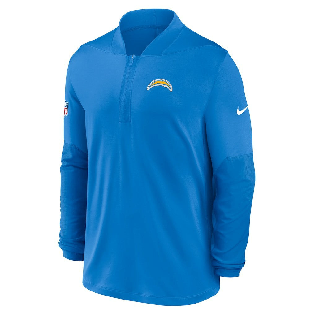 Los Angeles Chargers Sideline Dri-FIT Half-Zip Pullover - Powder Blue - Nike