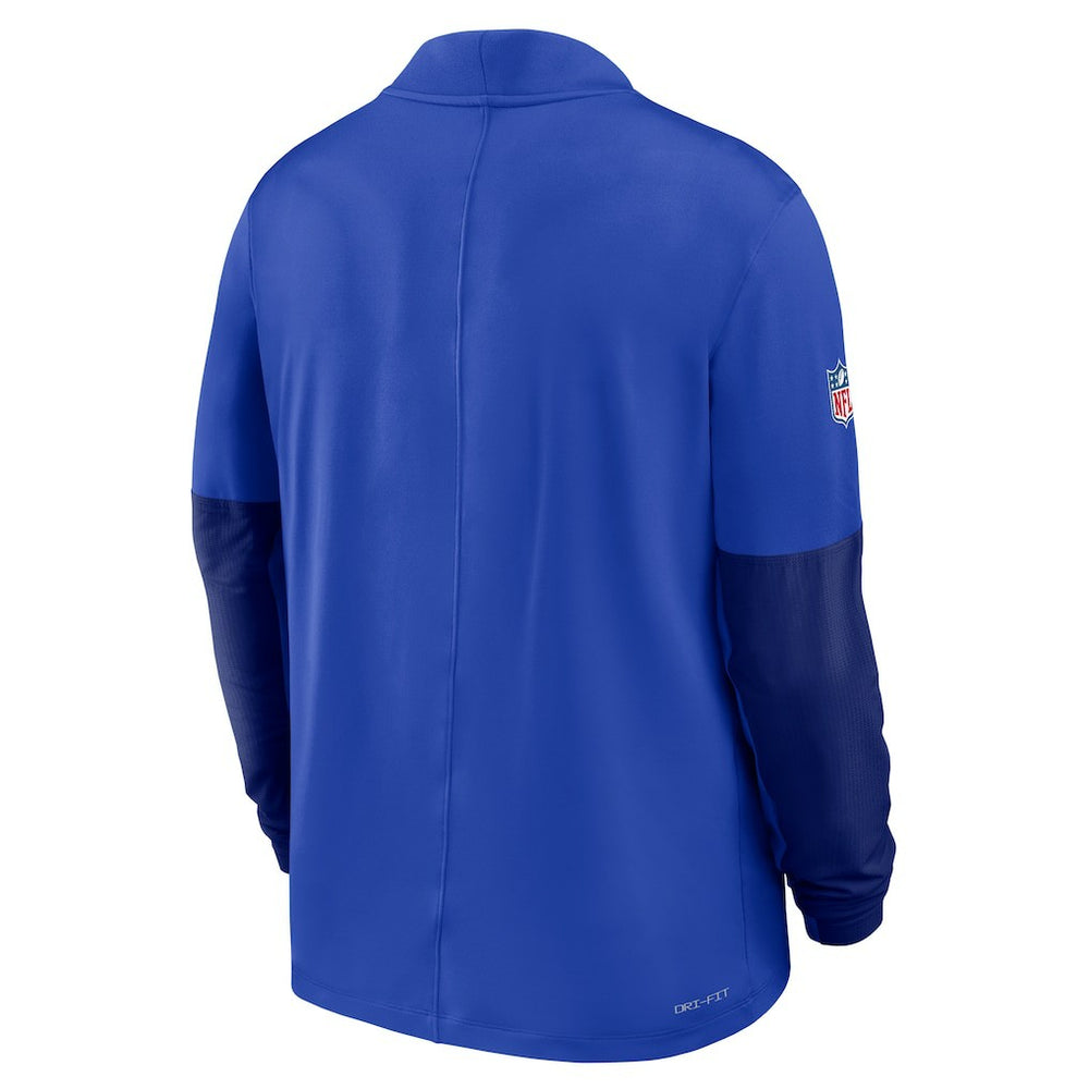 Los Angeles Rams Sideline Dri-FIT Half-Zip Pullover - Royal - Nike